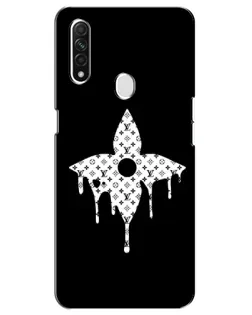 Чехол для OPPO A31 с картинкой «Цветочная монограмма»