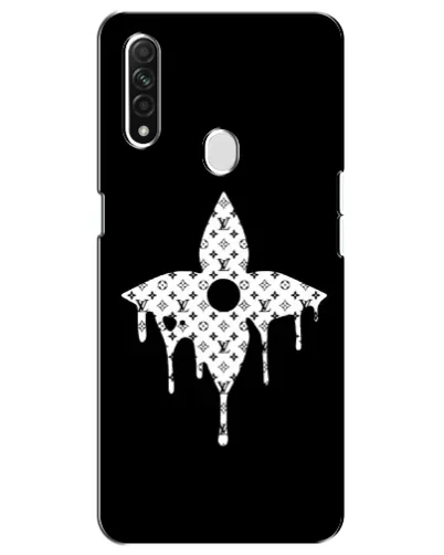 Чехол для OPPO A31 с картинкой «Цветочная монограмма»