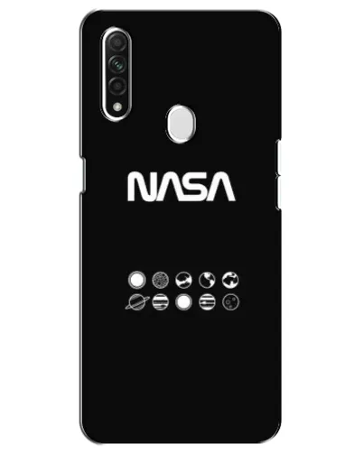 Чехол для OPPO A31 с картинкой «NASA — технический принт»