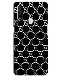 Чехол для OPPO A31 с картинкой «Gucci — сетчатый паттерн»