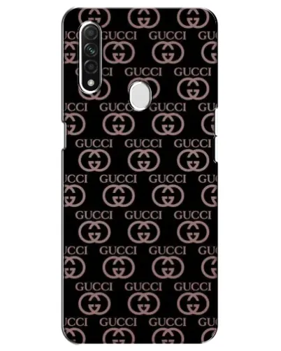 Чехол для OPPO A31 с картинкой «Классическая монограмма Gucci»