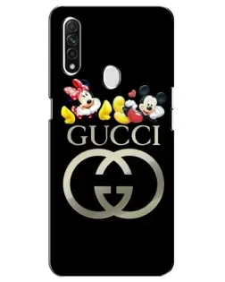 Чехол для OPPO A31 с картинкой «Gucci — герои Disney»