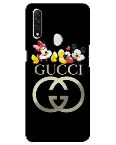 Чехол для OPPO A31 с картинкой «Gucci — герои Disney»