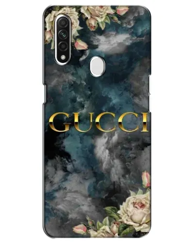 Чехол для OPPO A31 с картинкой «Абстрактные цветы Gucci»