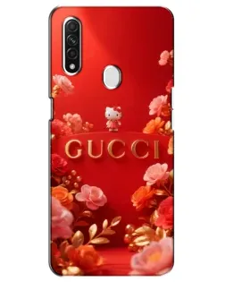 Чехол для OPPO A31 с картинкой «Gucci — золотой сад»
