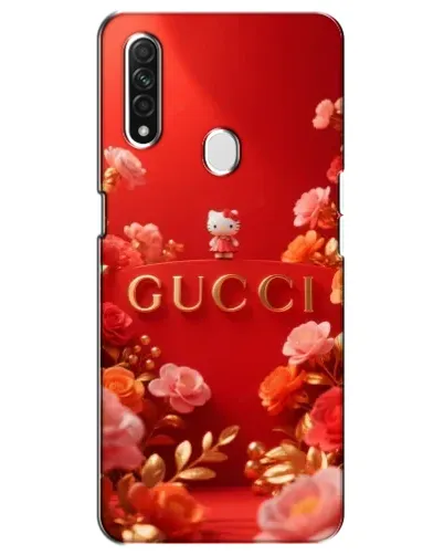 Чехол для OPPO A31 с картинкой «Gucci — золотой сад»