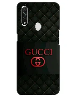 Чехол для OPPO A31 с картинкой «Gucci — стеганый черный»