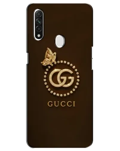Чехол для OPPO A31 с картинкой «Gucci — золотая бабочка»