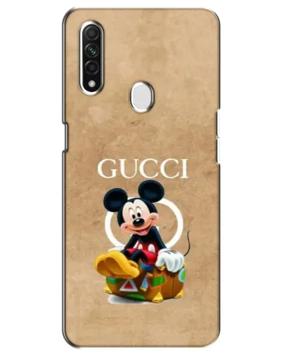 Чехол для OPPO A31 с картинкой «Микки Маус Gucci — крафт»
