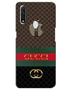 Чехол для OPPO A31 с картинкой «Gucci — брендированный десерт»