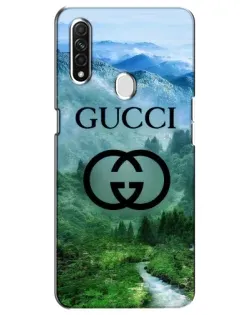 Чехол для OPPO A31 с картинкой «Gucci — горный пейзаж»