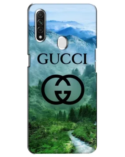 Чехол для OPPO A31 с картинкой «Gucci — горный пейзаж»