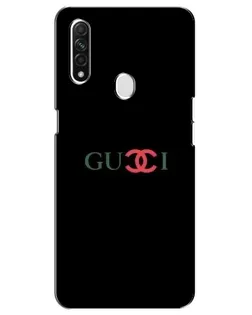 Чехол для OPPO A31 с картинкой «Gucci — красный градиент»