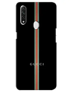 Чехол для OPPO A31 с картинкой «Gucci — строгая линия» Чехол для OPPO A31 с картинкой «Gucci — строгая линия»
