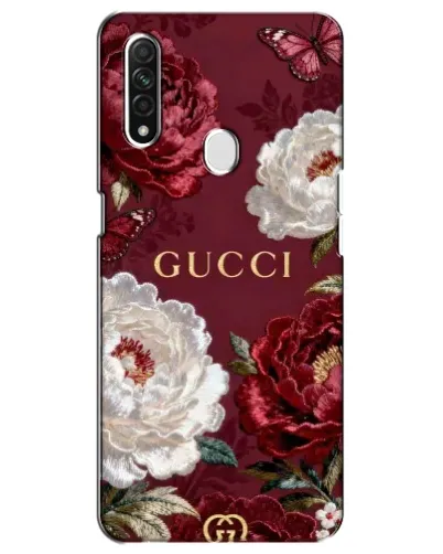 Чехол для OPPO A31 с картинкой «Gucci — бордовые розы» Чехол для OPPO A31 с картинкой «Gucci — бордовые розы»