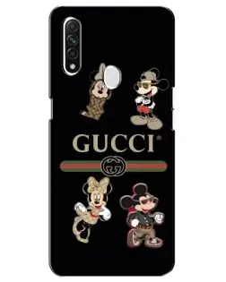 Чехол для OPPO A31 с картинкой «Gucci — герои Disney и монограмма» Чехол для OPPO A31 с картинкой «Gucci — герои Disney и монограмма»