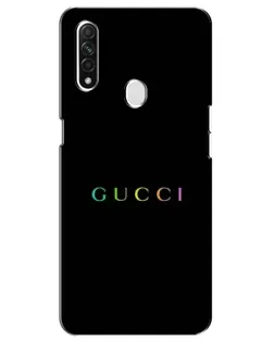Чехол для OPPO A31 с картинкой «Gucci — неоновый минимализм» Чехол для OPPO A31 с картинкой «Gucci — неоновый минимализм»
