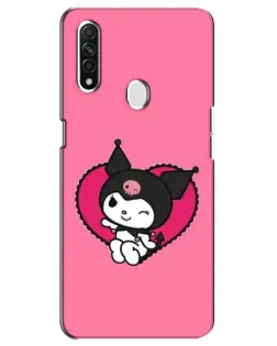 Чехол для OPPO A31 с картинкой «Kuromi — любовь в сердце»