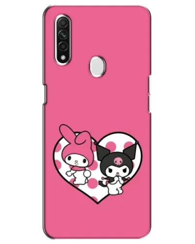Чехол для OPPO A31 с картинкой «Kuromi и My Melody»
