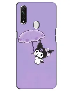 Чехол для OPPO A31 с картинкой «Kuromi с зонтиком»