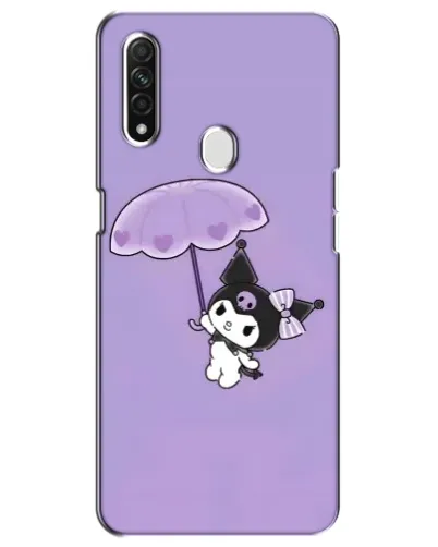 Чехол для OPPO A31 с картинкой «Kuromi с зонтиком»