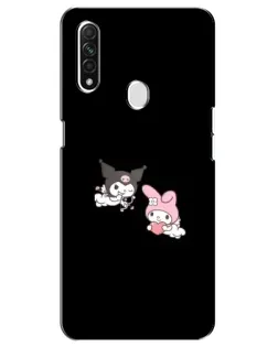 Чехол для OPPO A31 с картинкой «My Melody и Kuromi»