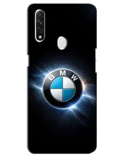 Чохол для OPPO A31 з картинкою «BMW — неонове сяйво»