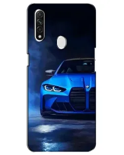 Чохол для OPPO A31 з картинкою «Блакитна BMW M4»