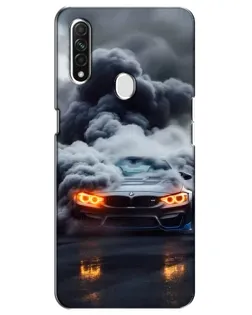 Чохол для OPPO A31 з картинкою «BMW у диму»