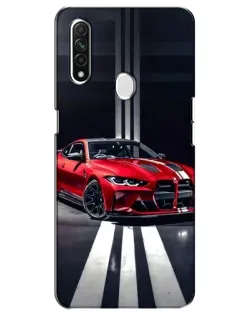 Чохол для OPPO A31 з картинкою «Червона BMW на дорозі»