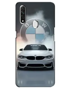 Чохол для OPPO A31 з картинкою «BMW в білому диму»