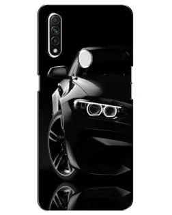 Чохол для OPPO A31 з картинкою «Чорна BMW — профіль»