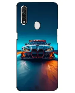 Чохол для OPPO A31 з картинкою «BMW — вогні неону»