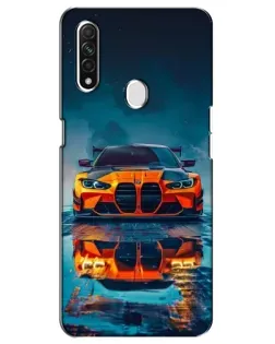 Чохол для OPPO A31 з картинкою «BMW — золота емблема»
