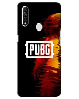 Чехол для OPPO A31 с картинкой «Яркий логотип PUBG»