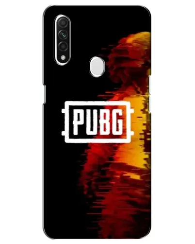 Чехол для OPPO A31 с картинкой «Яркий логотип PUBG»