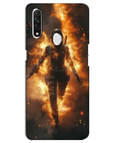Чехол для OPPO A31 с картинкой «BMW — скорость в дожде»