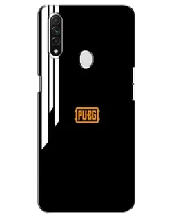 Чехол для OPPO A31 с картинкой «PUBG — вертикальные линии»