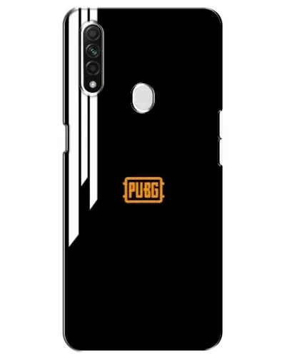 Чехол для OPPO A31 с картинкой «PUBG — вертикальные линии»