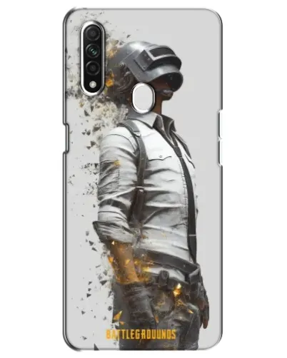 Чехол для OPPO A31 с картинкой «PUBG — боец в пыли»
