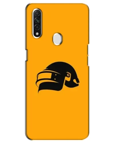 Чехол для OPPO A31 с картинкой «PUBG — золотой шлем»