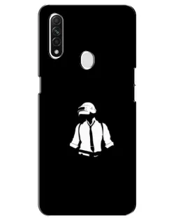 Чехол для OPPO A31 с картинкой «PUBG — белый шлем» Чехол для OPPO A31 с картинкой «PUBG — белый шлем»
