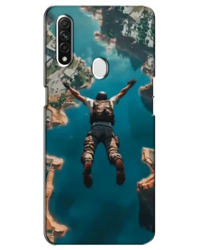 Чехол для OPPO A31 с картинкой «PUBG — свободное падение»
