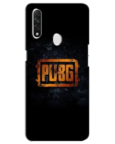 Чехол для OPPO A31 с картинкой «PUBG — золотой логотип»