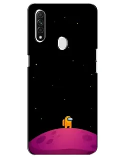 Чехол для OPPO A31 с картинкой «Одинокий герой на планете»