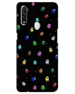 Чехол для OPPO A31 с картинкой «Экипаж Among Us»