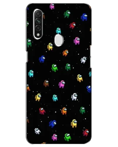 Чохол для OPPO A31 з картинкою «Екіпаж Among Us»