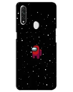 Чохол для OPPO A31 з картинкою «Червоний Among Us»