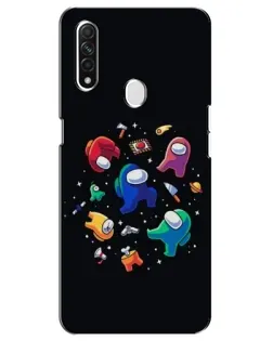 Чохол для OPPO A31 з картинкою «Among Us космос»