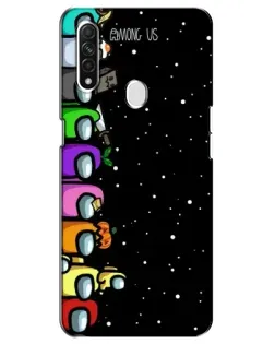 Чохол для OPPO A31 з картинкою «Команда Among Us»